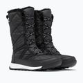 Women's Sorel Whitney II Plus Tall Lace WP black/sea salt snow boots 9