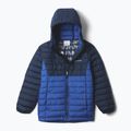 Columbia Powder Lite II Hooded mountain blue/ collegiate navy children's down jacket