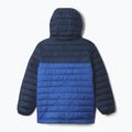 Columbia Powder Lite II Hooded mountain blue/ collegiate navy children's down jacket 2