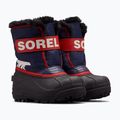 Sorel Childrens Snow Commander snow boots nocturnal/sail red 8