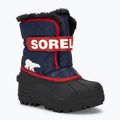 Sorel Childrens Snow Commander snow boots nocturnal/sail red