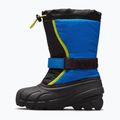 Sorel Youth Flurry black/super blue children's snow boots 11