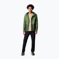 Men's Columbia Pouring Adventure III canteen/ greenscape rain jacket 2