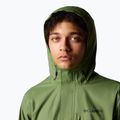 Men's Columbia Pouring Adventure III canteen/ greenscape rain jacket 7