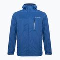 Men's Columbia Pouring Adventure III mountain blue rain jacket