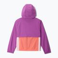 Children's wind jacket Columbia Tabor Trail Windbreaker razzle/satin pink/hot coral 2