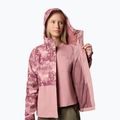 Women's hybrid jacket Columbia Hikebound Printed eraser pink deco/como print 5