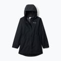 Children's rain jacket Columbia Hikebound Long black