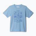 Columbia Valley Creek Graphic ripple blue/hike guide children's T-shirt