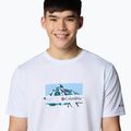 Columbia Ice Lake II SS Tee white/peak direction men's T-shirt 4