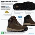 Men's shoes Columbia Newton Wander cordovan/spice 8