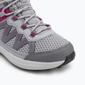 Children's hiking boots Columbia Youth Peakfreak Rush Mid Waterproof ti grey steel/teal 7