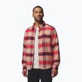 Men's shirt Columbia Windward II rich wine trapper windowpane 5