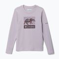 Children's trekking longsleeve Columbia Hazeldel Hill Graphic Tee lavender pearl/barely printed