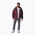 Men's insulated jacket Columbia Pike Lake II Hooded rich wine/black 2