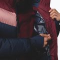 Women's ski jacket Columbia Abbott Peak II Ins collegiate navy/rich wine/eraser pink 9