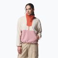 Women's sweatshirt Columbia Sequoia Grove 1/2 Zip Fleece chalk/eraser pink/tuscan 4