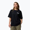 Women's trekking T-shirt Columbia Rolling Bend Graphic Oversized Tee black/mountainview
