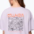 Women's trekking T-shirt Columbia Rolling Bend Graphic Oversized Tee lavender pearl/mountainview 6