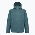 Men's trekking sweatshirt Columbia Triple Canyon Grid Fleece Full Zip II compass blue heather/black