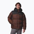 Men's insulated jacket Columbia Puffect II Hooded tobacco/black