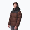 Men's insulated jacket Columbia Puffect II Hooded tobacco/black 4