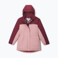 Children's ski jacket Columbia Hikebound II Long Insulated eraser pink/rich wine