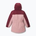 Children's ski jacket Columbia Hikebound II Long Insulated eraser pink/rich wine 2