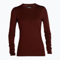 Women's thermal base layer top icebreaker 200 Oasis Crewe espresso 5