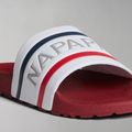 Napapijri men's slides NP0A4GTVCV red/white/navy 8