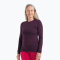 Women's thermal base layer icebreaker 200 Oasis Crewe Ski Tracks nightshad/ midnightnav/aop
