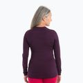 Women's thermal base layer icebreaker 200 Oasis Crewe Ski Tracks nightshad/ midnightnav/aop 2