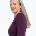 Women's thermal base layer icebreaker 200 Oasis Crewe Ski Tracks nightshad/ midnightnav/aop 3