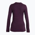 Women's thermal base layer icebreaker 200 Oasis Crewe Ski Tracks nightshad/ midnightnav/aop 6