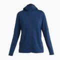 Icebreaker women's ski jacket Merino 560 Realfleece Elemental II royal navy 4