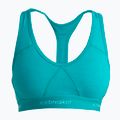 Icebreaker Sprite Racerback flex green thermal bra 5