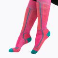 Men's icebreaker Ski+ Medium OTC tempo/flux green/earth ski socks 4