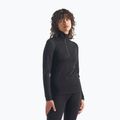 Women's thermal sweatshirt icebreaker 260 Tech LS Half Zip black