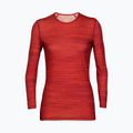 Women's thermal base layer icebreaker 200 Oasis Crewe cherry/flash/aop 5