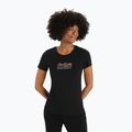 Icebreaker Tech Lite II Mountain Geology women's trekking shirt black IB0A56IS0011