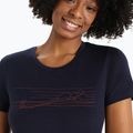 Women's trekking t-shirt icebreaker Tech Lite II navy blue IB0A56IT4011 4