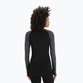 Women's thermal top icebreaker ZoneKnit 260 jet hthr/black/metro hthr/cb 3