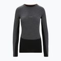 Women's thermal top icebreaker ZoneKnit 260 jet hthr/black/metro hthr/cb 8