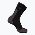 Icebreaker men's trekking socks Merino Hike+ Light Crew black/obsidian 2