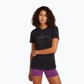 Women's trekking shirt icebreaker Merino 150 Tech Lite SS Tee Sparkling Stars black