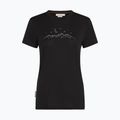 Women's trekking shirt icebreaker Merino 150 Tech Lite SS Tee Sparkling Stars black 6