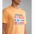 Men's Napapijri NP0A4H22 naranja T-shirt 4