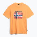 Men's Napapijri NP0A4H22 naranja T-shirt 5