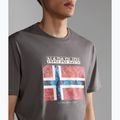 Men's Napapijri NP0A4H22 gris T-shirt 3