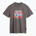 Men's Napapijri NP0A4H22 gris T-shirt 4